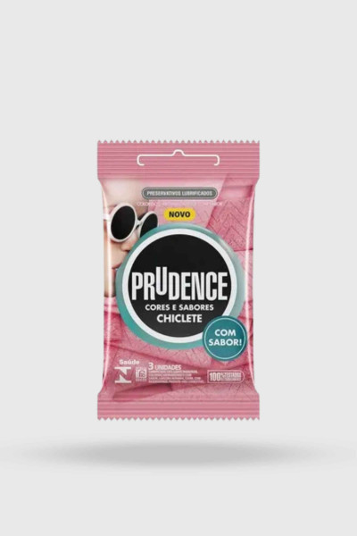 Preservativo Sabor Chiclete - 3un 